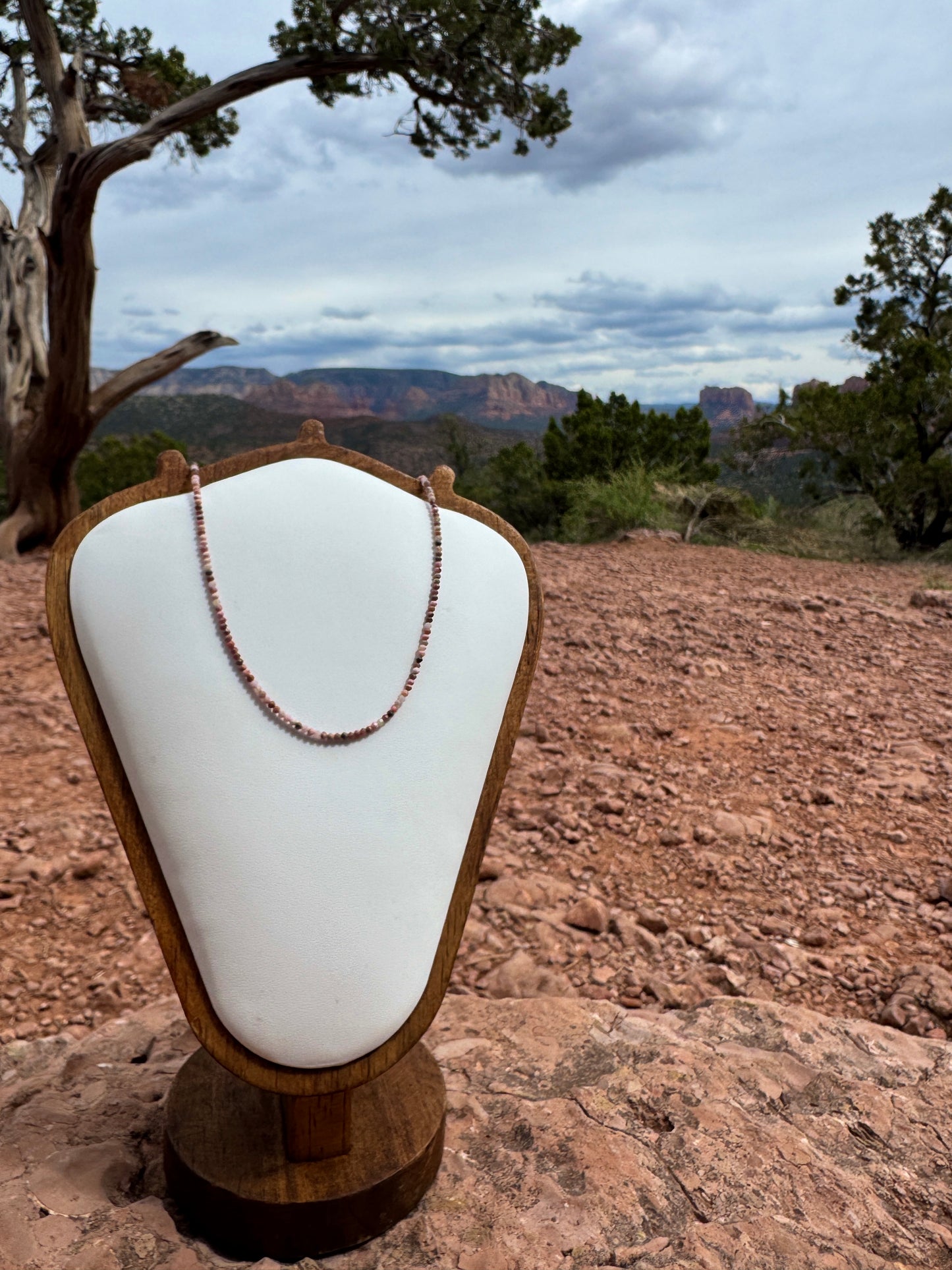 Rhodonite 2mm Necklace