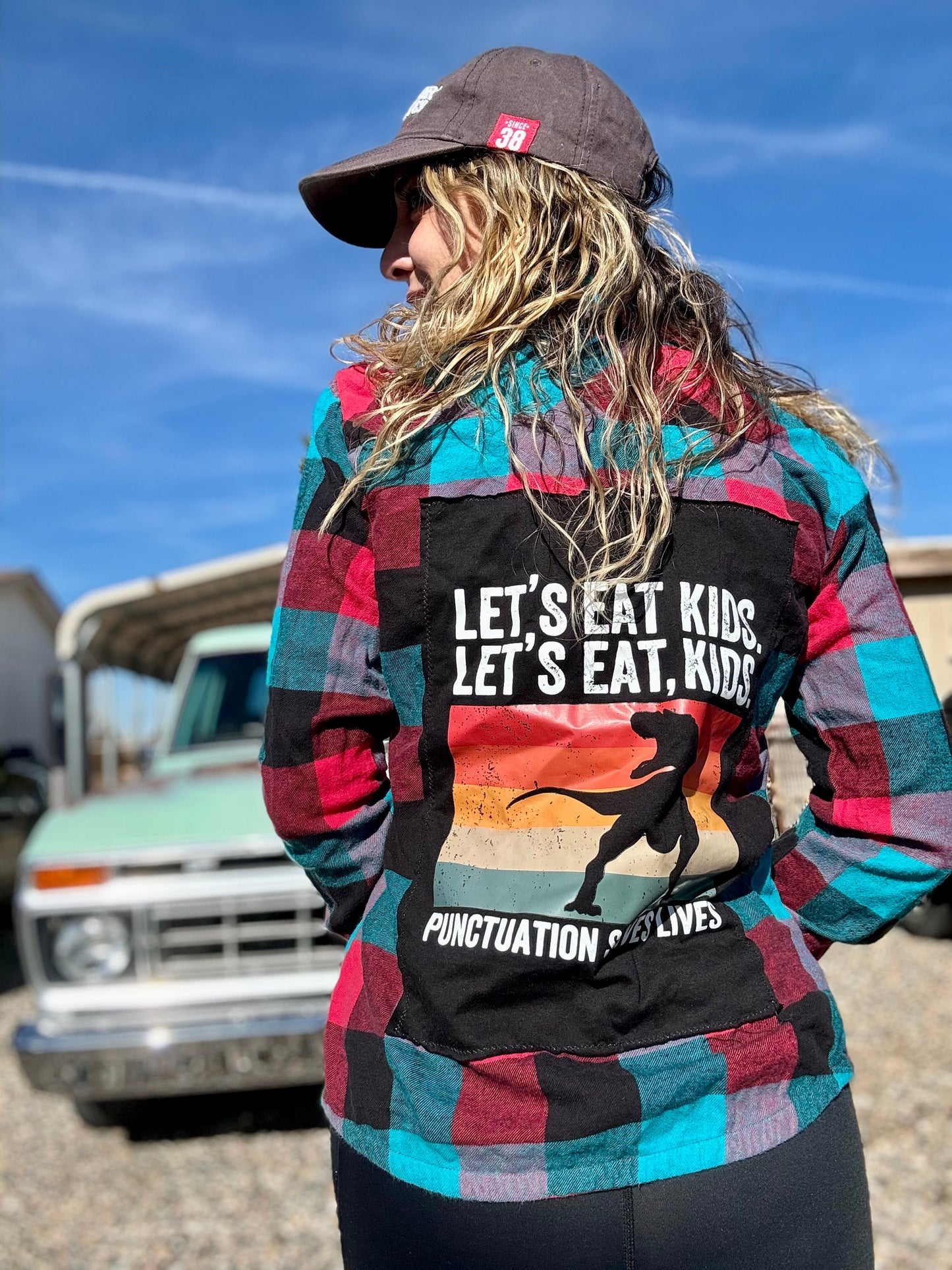 Let’s Eat Kids Flannel (L)