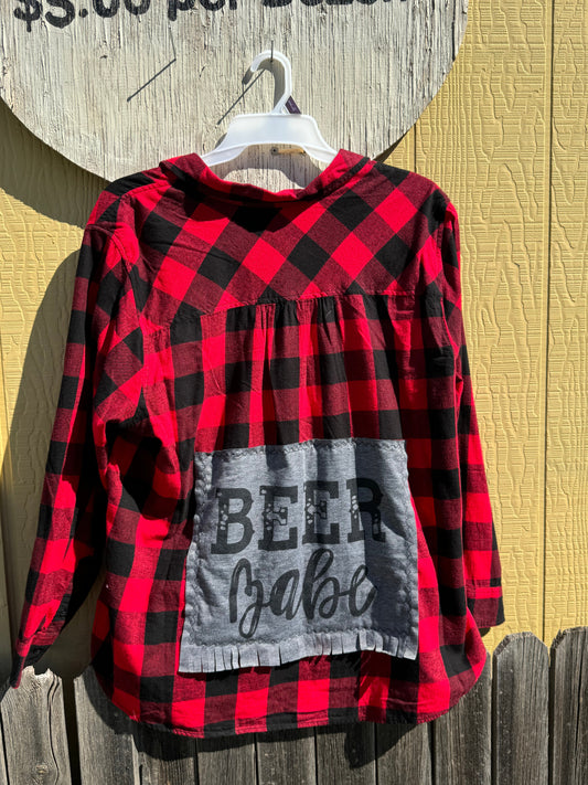 Beer Babe Flannel (XXXL)