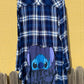 Stitch Flannel Dress w/ Belt (Medium)