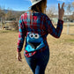 Cookie Monster Flannel (Medium)