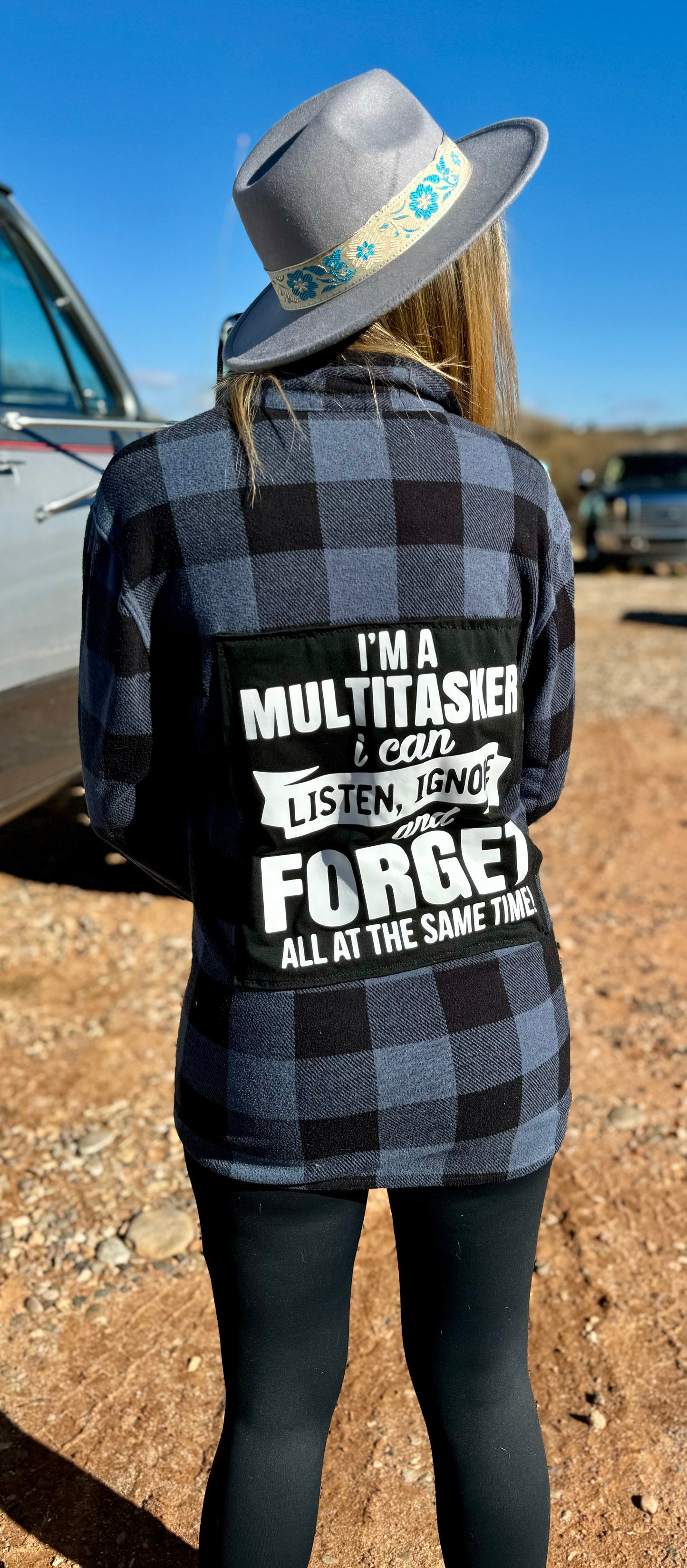 Multitasker Upcycled Flannel (Small)