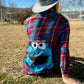 Cookie Monster Flannel (Medium)