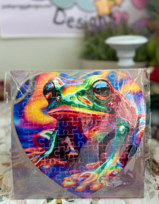 Trippy Frog Puzzle