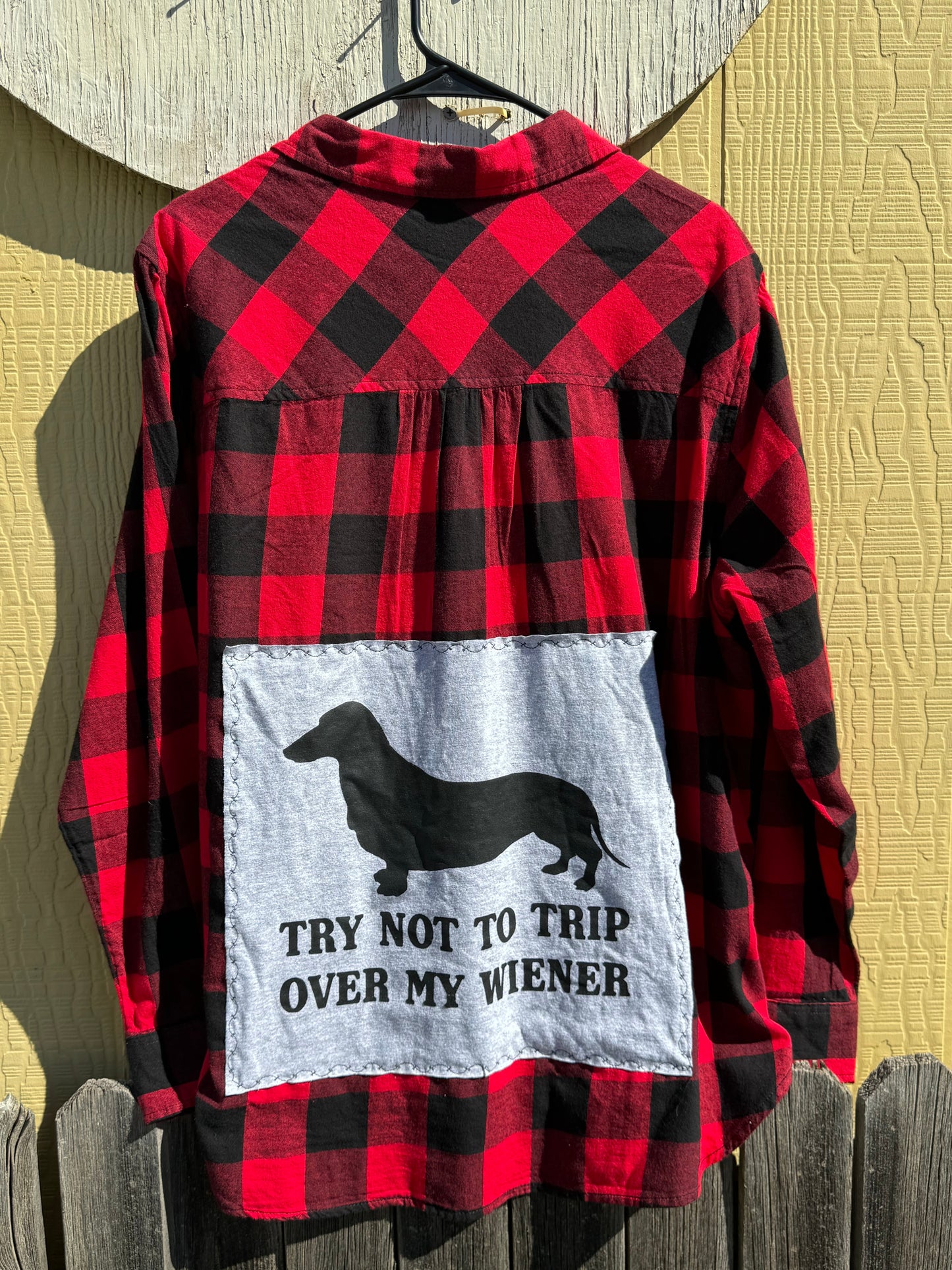 Don’t Trip On My Weiner Flannel (XXL)