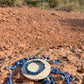 Dumortierite & Lava Bead With Buddha Bracelet