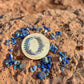 Dumortierite In Quartz Bracelet