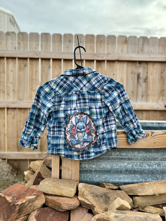 Stitch Kids Flannel (5T)