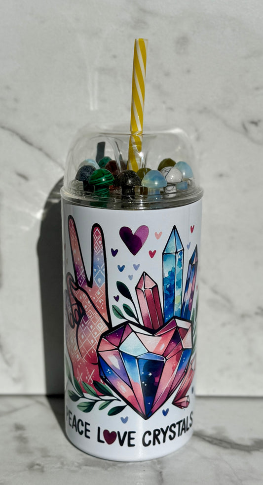 Peace Love Crystals Crystal Cup