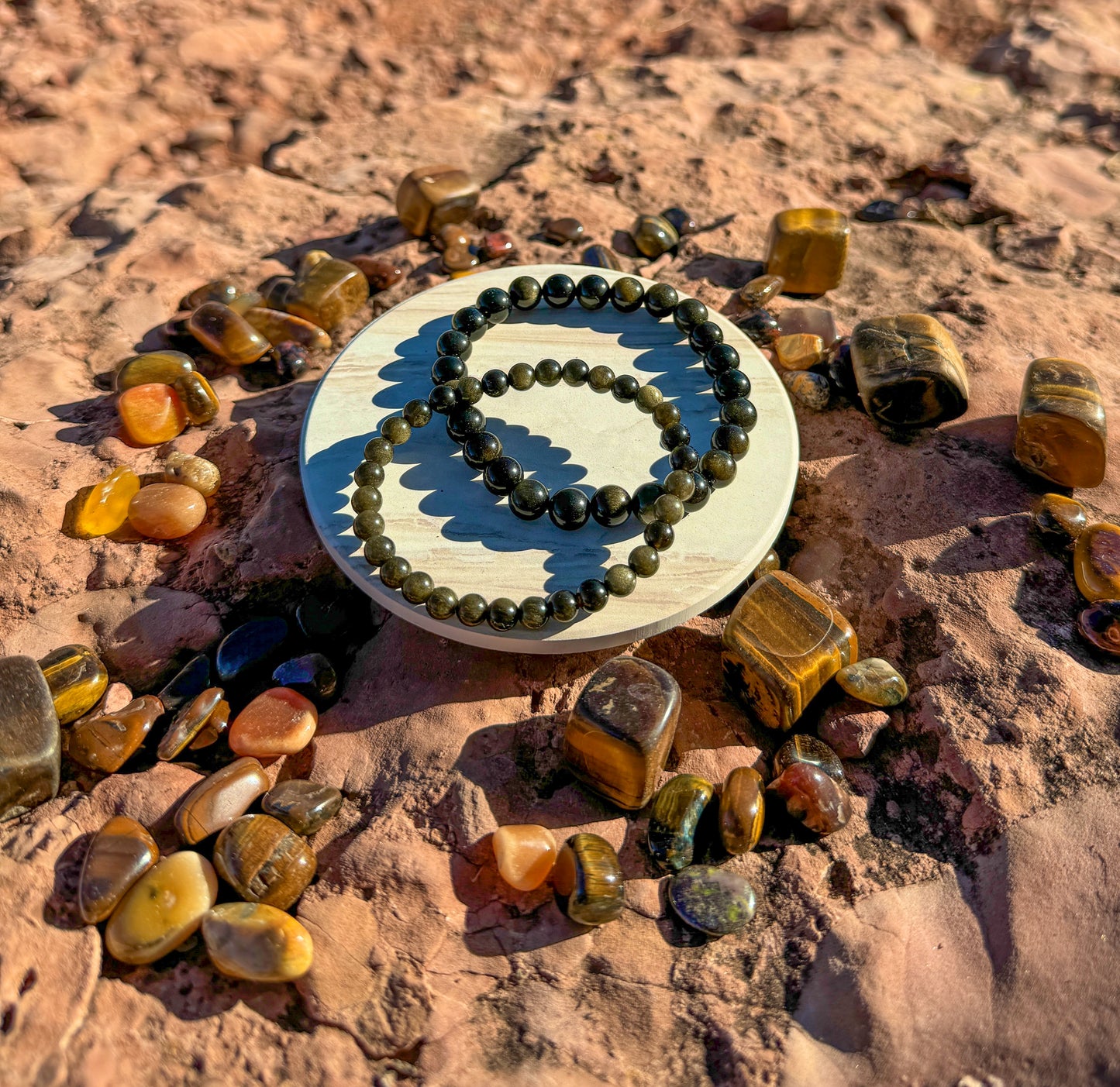 Golden Obsidian Bracelet