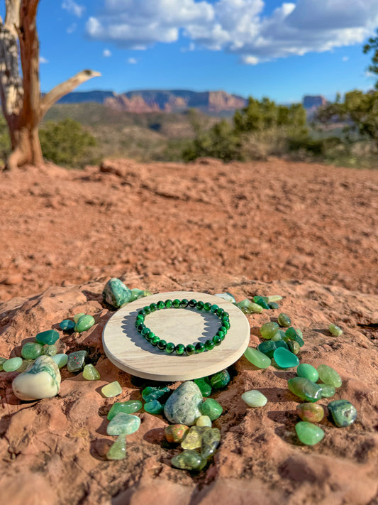 Green Tiger Eye Bracelet