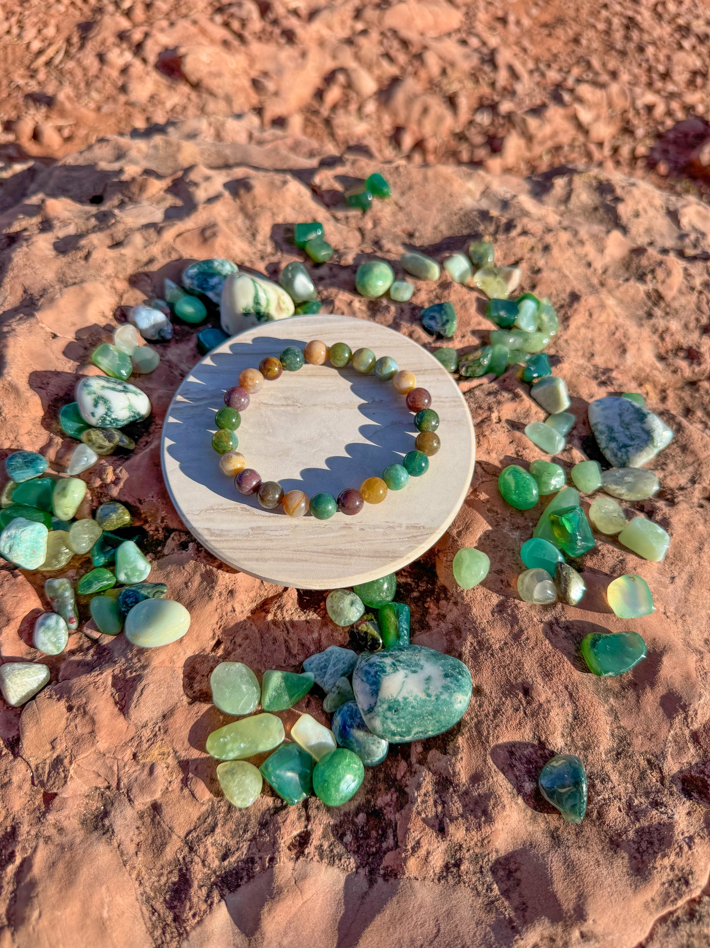 Indian Agate Bracelet