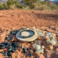 Indigo Gabbro & Hemalyke W/ Buddha Charm Bracelet