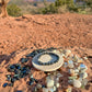 Indigo Gabbro & Hemalyke W/ Buddha Charm Bracelet