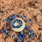 Lapiz Lazuli Chip Bracelet With Accents