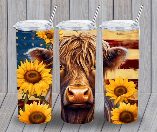 American Cow Tumbler