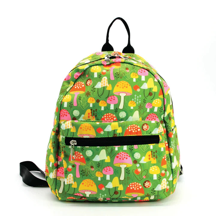 Mushroom Motif Mini Backpack