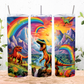 Rainbow Dinosaur Tumblers (Multiple)