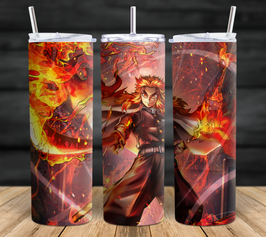 Fiery Slayer Tumbler