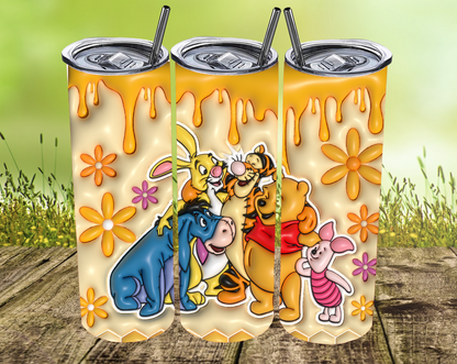 3D Pooh Tumbler