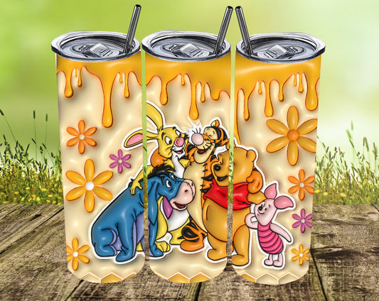 3D Pooh Tumbler