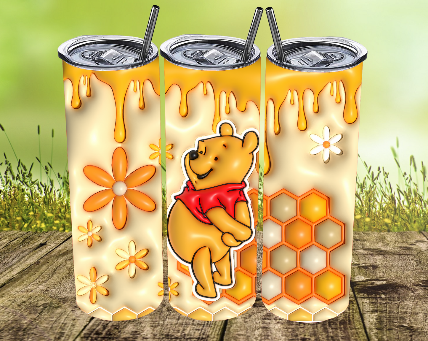 3D Pooh Tumbler