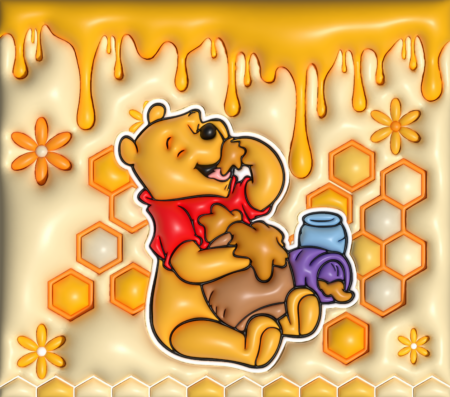 3D Pooh Tumbler